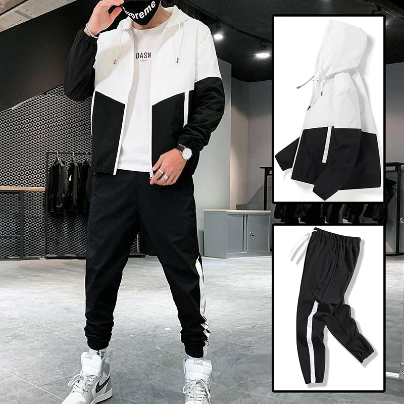 Men's Sports Set – Jogger Pants + Hoodie Jacket