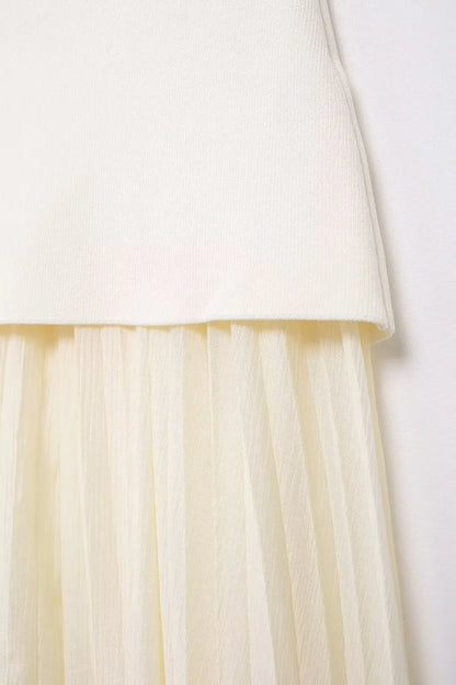 Modern Women's Set - Blouse + Long Skirt with High Waist Zipper