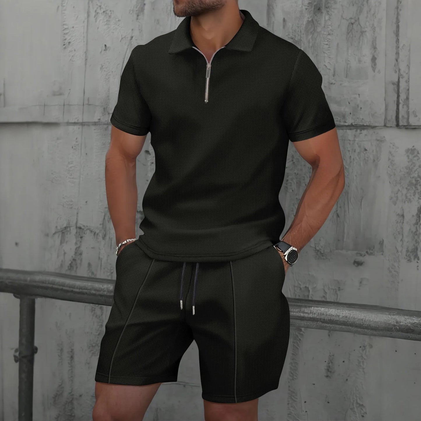 Men's set: shorts + shirt