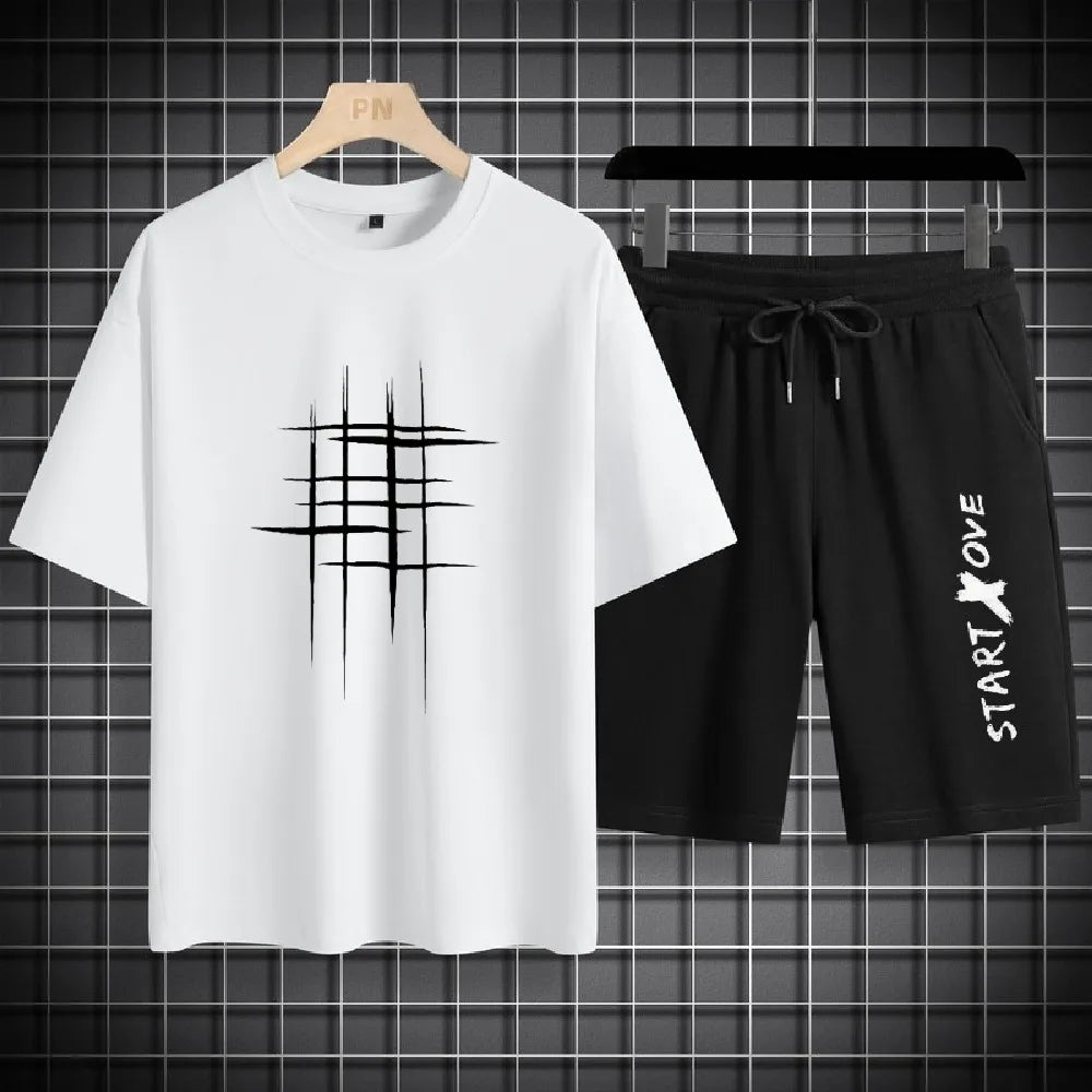 Men's set: shorts + shirt
