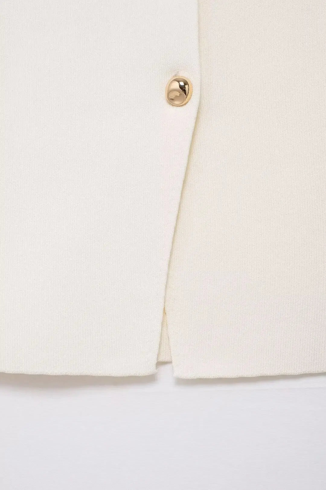 Modern Women's Set - Blouse + Long Skirt with High Waist Zipper