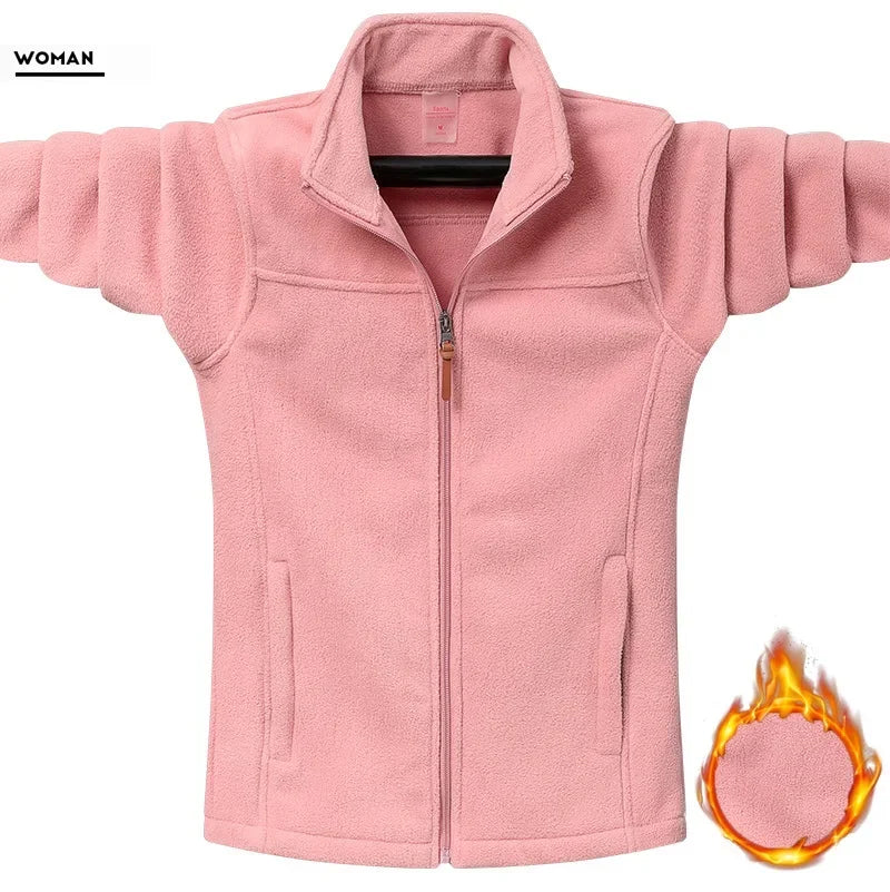 Plus Size 9XL Winter Polar Fleece Jacket Men Tactical Soft Shell Windproof Camping Coat Women Fashion Couple Warm Harajuku Parka