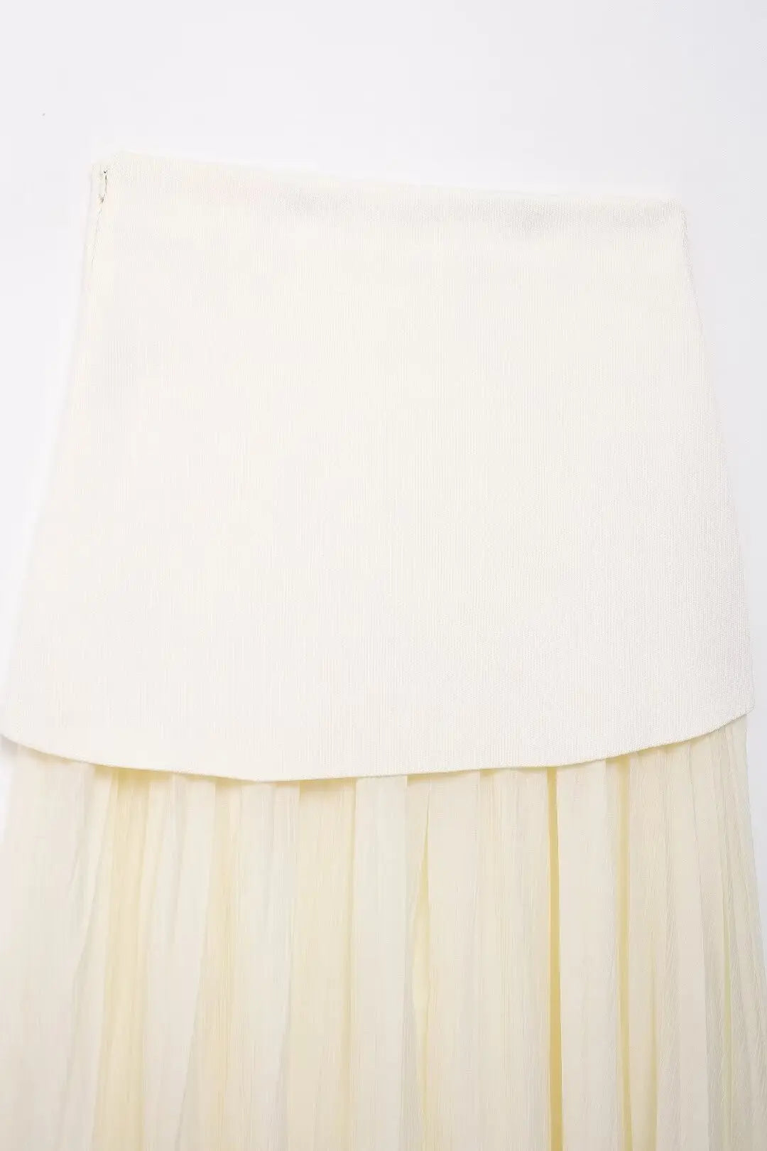 Modern Women's Set - Blouse + Long Skirt with High Waist Zipper