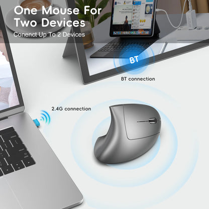 Vertical Ergonomic Double Mouse
