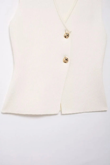 Modern Women's Set - Blouse + Long Skirt with High Waist Zipper