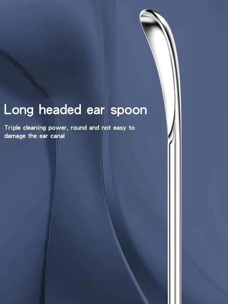 Ear Cleaning Kit 12 Pieces - Stainless Steel and Spiral Wax Remover