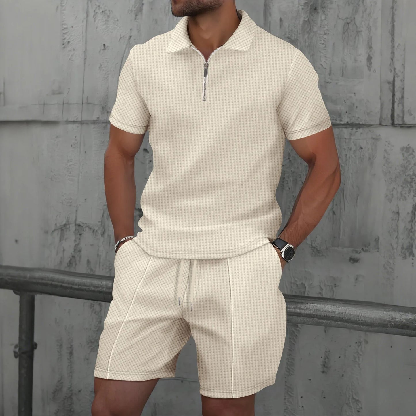 Men's set: shorts + shirt