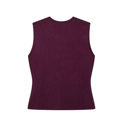 Modern Women's Set - Blouse + Long Skirt with High Waist Zipper