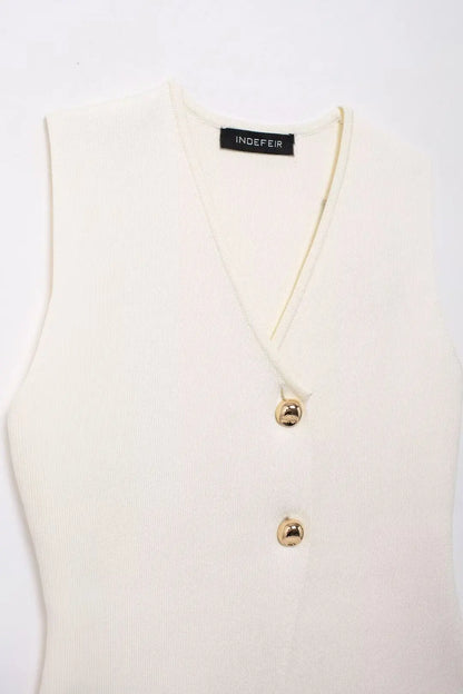 Modern Women's Set - Blouse + Long Skirt with High Waist Zipper