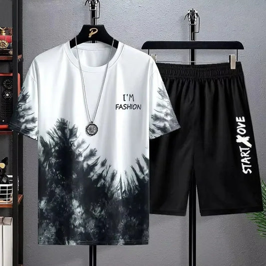 Men's set: shorts + shirt