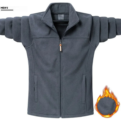 Plus Size 9XL Winter Polar Fleece Jacket Men Tactical Soft Shell Windproof Camping Coat Women Fashion Couple Warm Harajuku Parka
