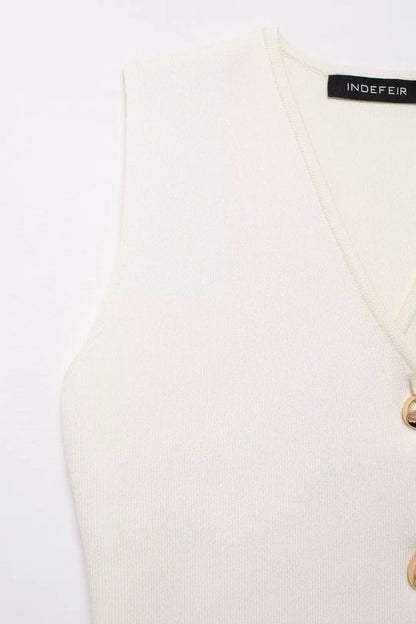 Modern Women's Set - Blouse + Long Skirt with High Waist Zipper